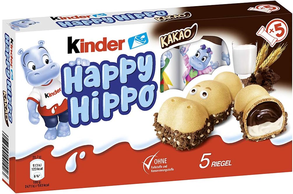 Kinder Happy Hippo Chocolate 103 Gr