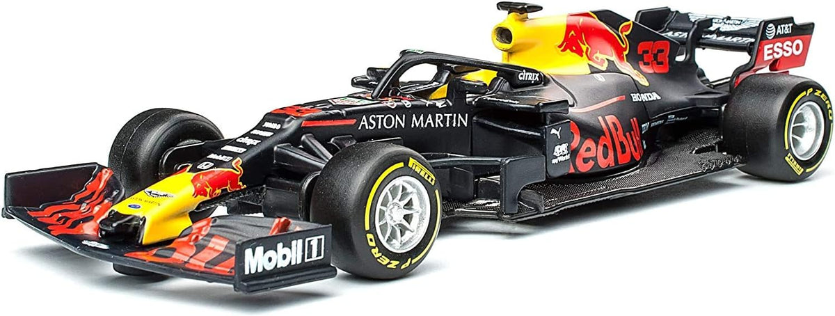 Bburago - Modelo de coche a escala 1/43 Red Bull Racing RB 15 (2019) # 33 de Max Verstappen (azul mate)
