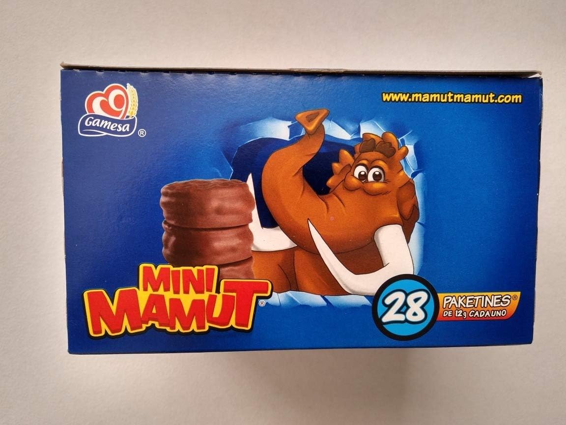 LNEE Mini mamut. 28 paketines de 12 gramos cada uno