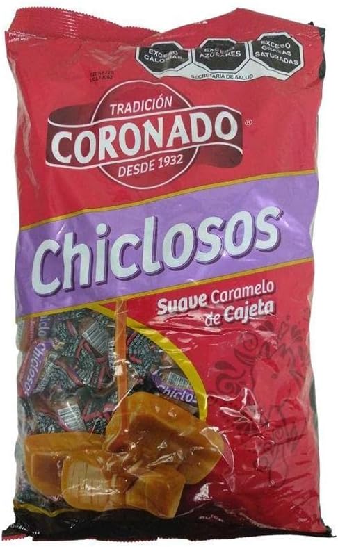 Coronado Chiclosos De Cajeta, Caramelo Suave De Leche De Cabra - 1000 Gramos