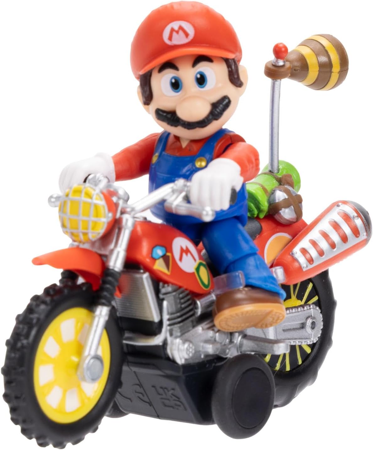 The Super Mario Galaxy Movie – Figura de 2.5 Pulgadas con Motocicleta de Retroceso – Mario, the Super Mario BROS. MOVIE, TOY_FIGURE, Plástico, Jakks Pacific