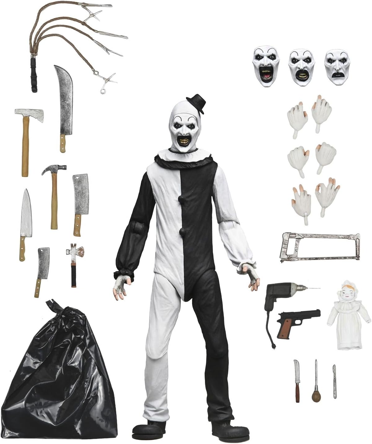Terrifier: Art The Clown Figura de acción Coleccionable de 7 Pulgadas