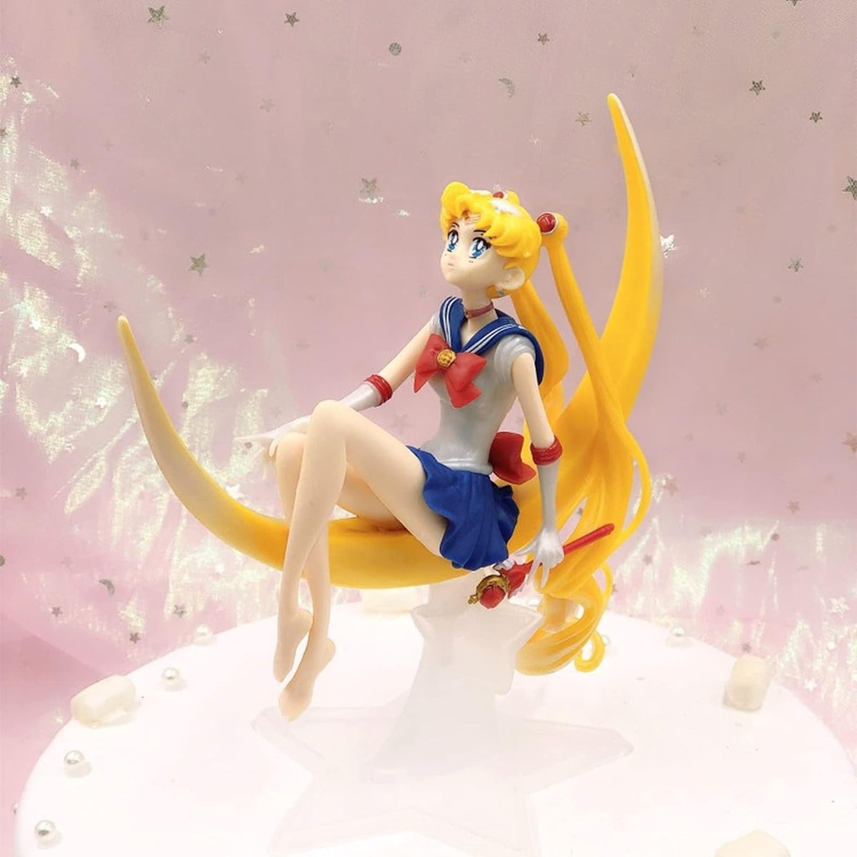 Marinero luna anime personajes decorando pastel muñecas pvc acción juguetes juguetes lindos juguetes