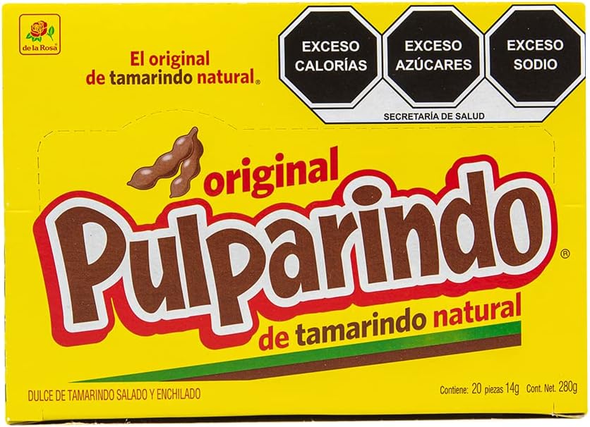 De La Rosa Pulparindo Original 14 g 20 piezas