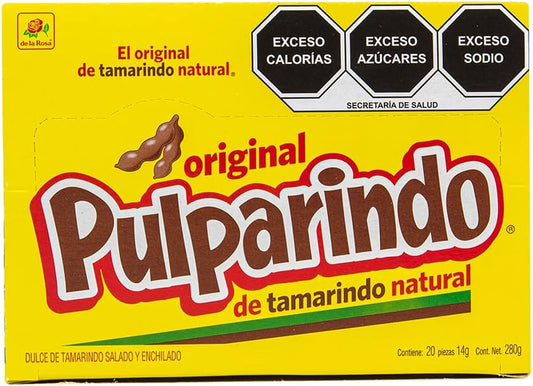 De La Rosa Pulparindo Original 14 g 20 piezas