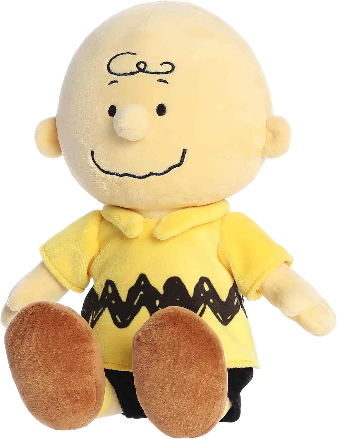 Aurora Adorable Peanuts Charlie Brown Peluche - Juguetes con licencia oficial para todos los fanáticos de Snoopy - Regalo nostálgico para adultos y celebraciones de cumpleaños, multicolor de 13