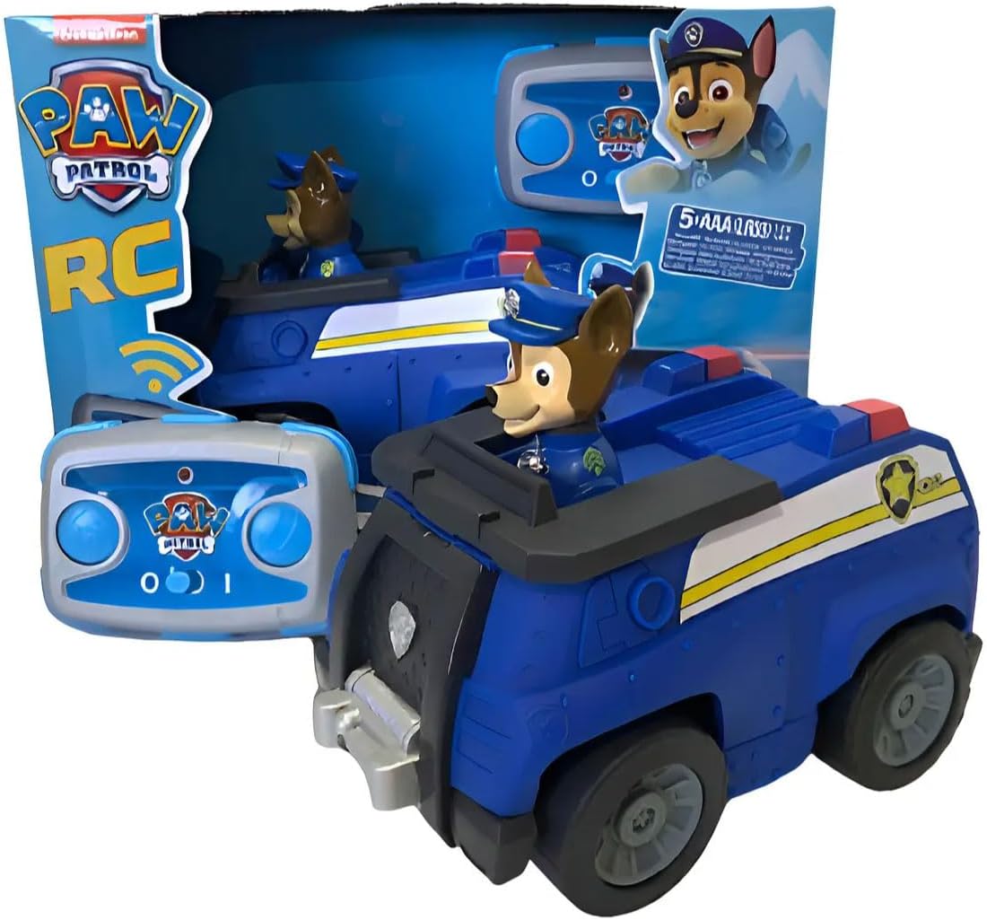 Paw Patrol Vehículo a Control Remoto de Chase, para Niños de 2 Años en Adelante