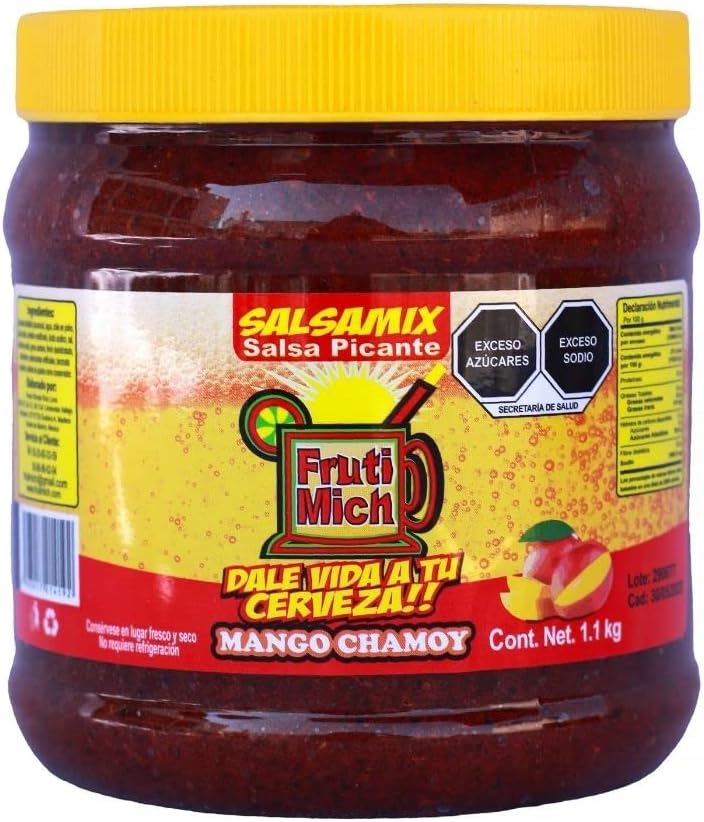 Frutimich pulpa para escarchar micheladas sabor Mango Chamoy