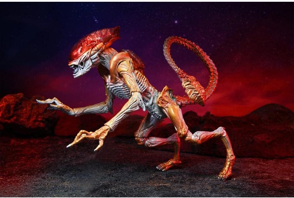 NECA Aliens: Kenner Tribute Ultimate Panther Alien Figura de acción de 7 Pulgadas