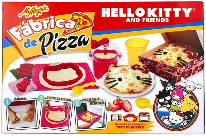 Ult Fabrica para Hacer Pizza Premium con Forma de Hello Kitty y Sus Amigos