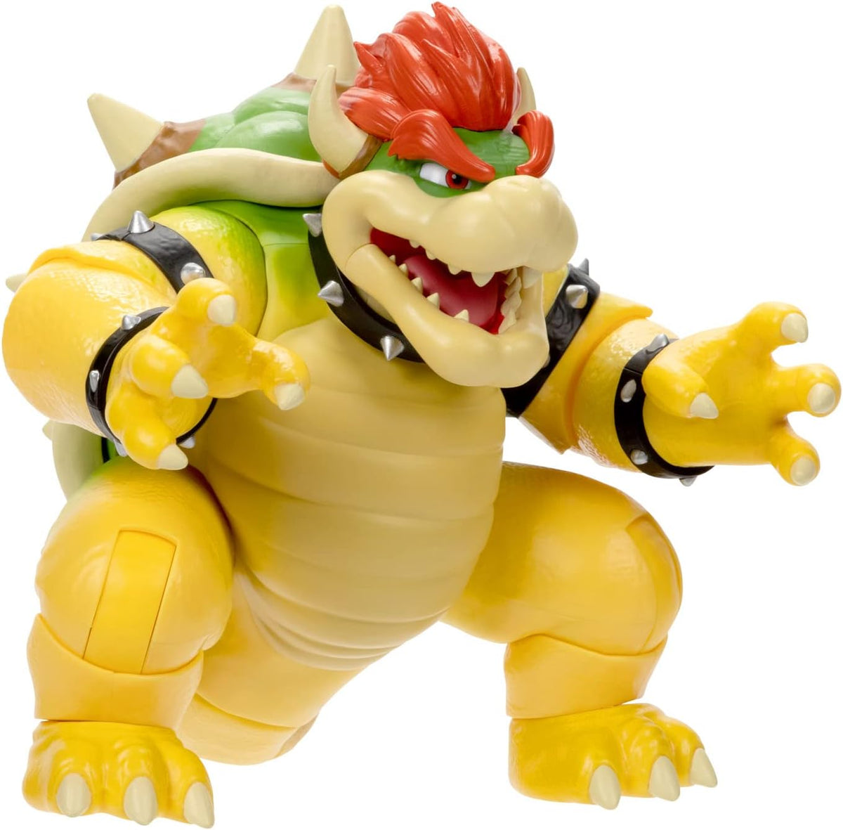 The Super Mario Bros. Movie Figura de acción Bowser de 7 Pulgadas con Efectos de respiración de Fuego