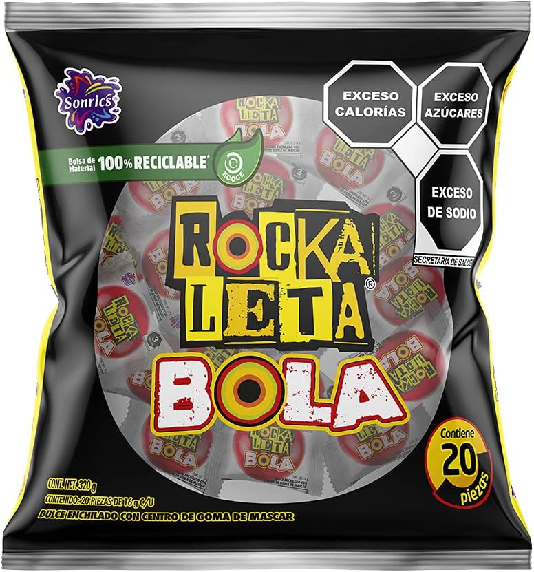 Sonric's Rockaleta Bola, 320 gramos