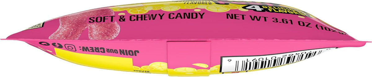 Sour Patch Kids Lemonade Fest Soft & Chewy Candy, 3.61 OZ Bag