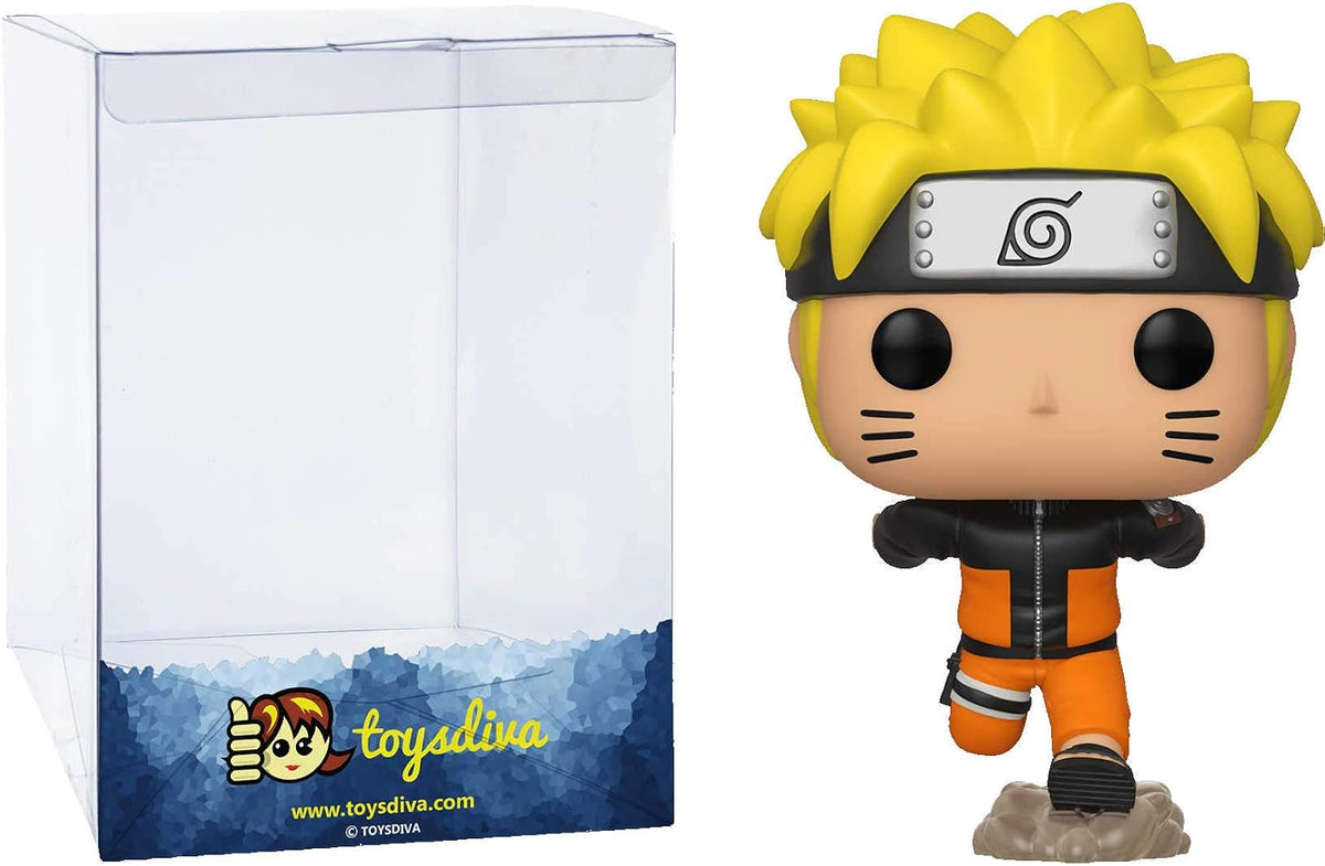 Naru t o Uzumaki: Fun ko P o p - Figura de vinilo con 1 protector gráfico compatible con ToysDiva (727 - 46626 - B)