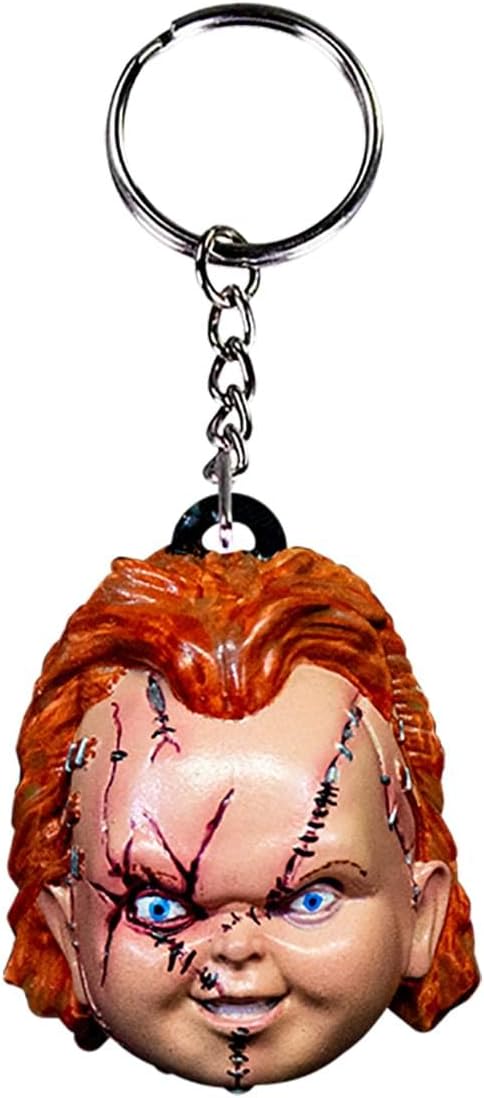 Child's Play Seed of Chucky - Llavero con cabeza de Chucky esculpida
