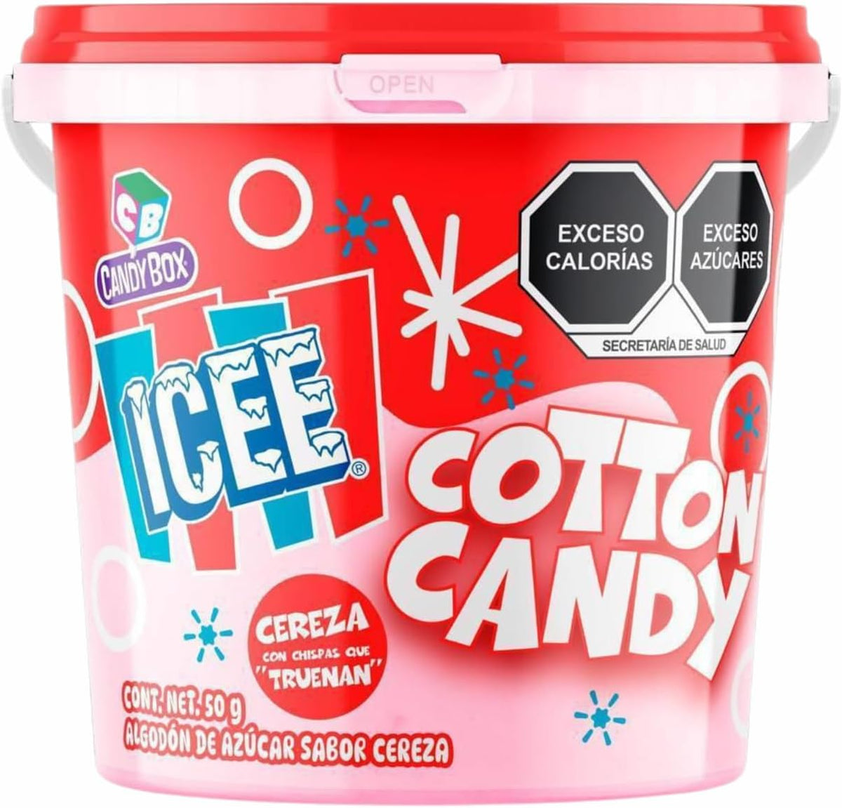 CANDY BOX ICCE COTTON CANDY CEREZA 50G