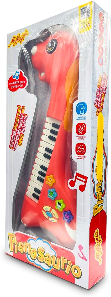 Ult Pianosaurio Piano en Forma de Dinosaurio Diferentes melodias Instrumento Musical de Juguete