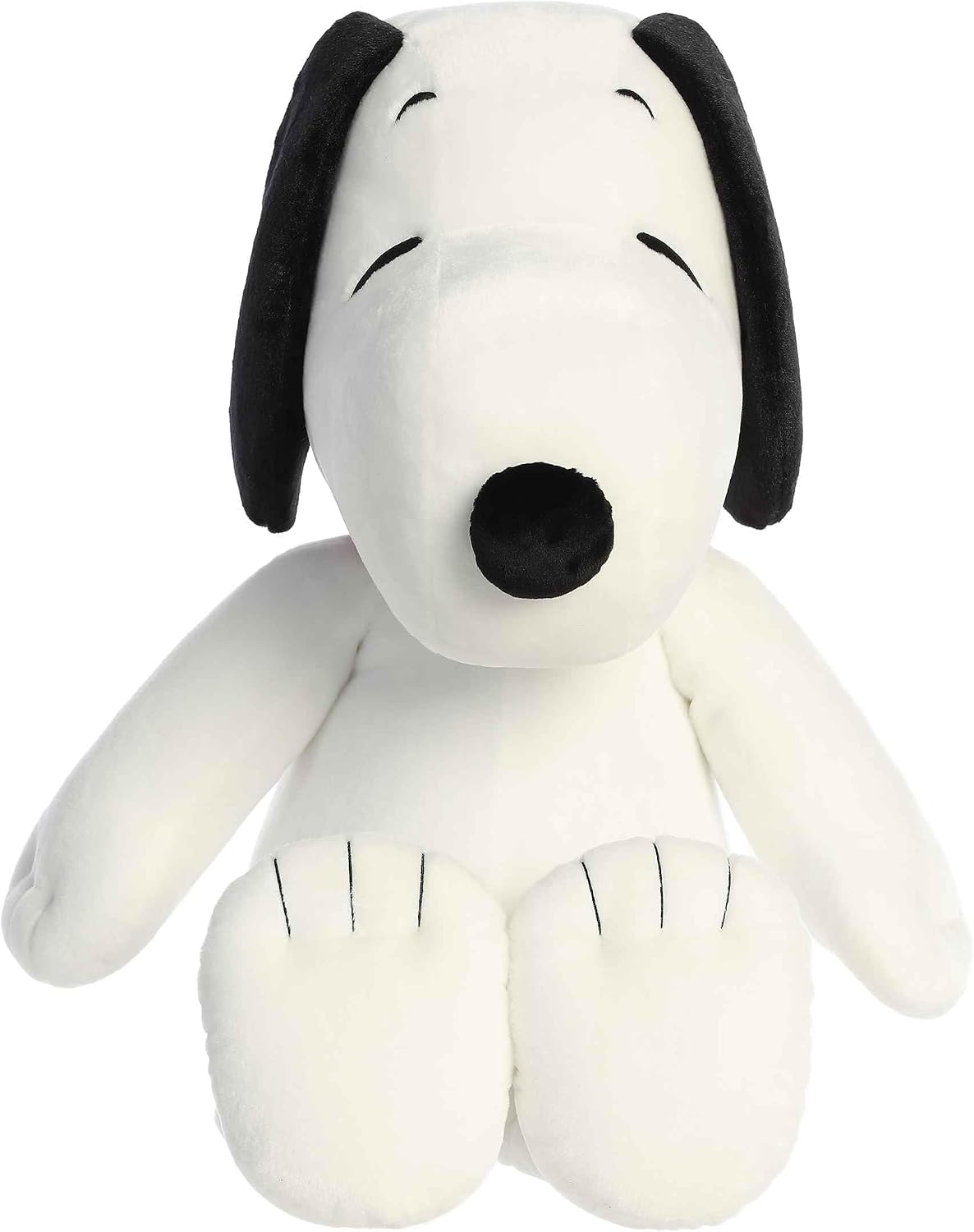 Aurora Adorable Peanuts Jumbo Floppy Snoopy Peluche - Juguetes con Licencia Oficial para Todos los Fans de Snoopy - Regalo nostálgico para Adultos y Celebraciones de cumpleaños - 33 Pulgadas