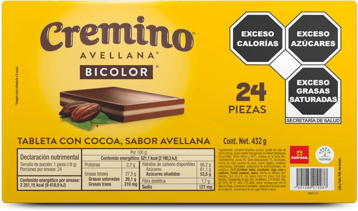 Cremino Bicolor 24 piezas