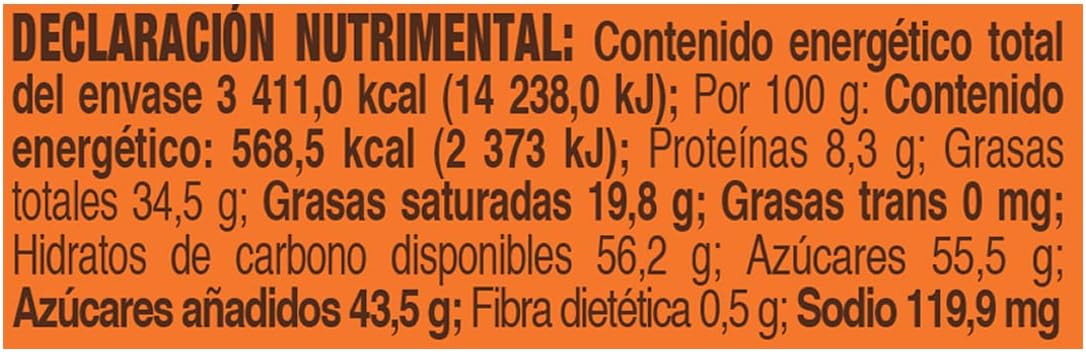 Conejos Turin Chocolates Tubo de 30 piezas, 20g cada pieza. 600g