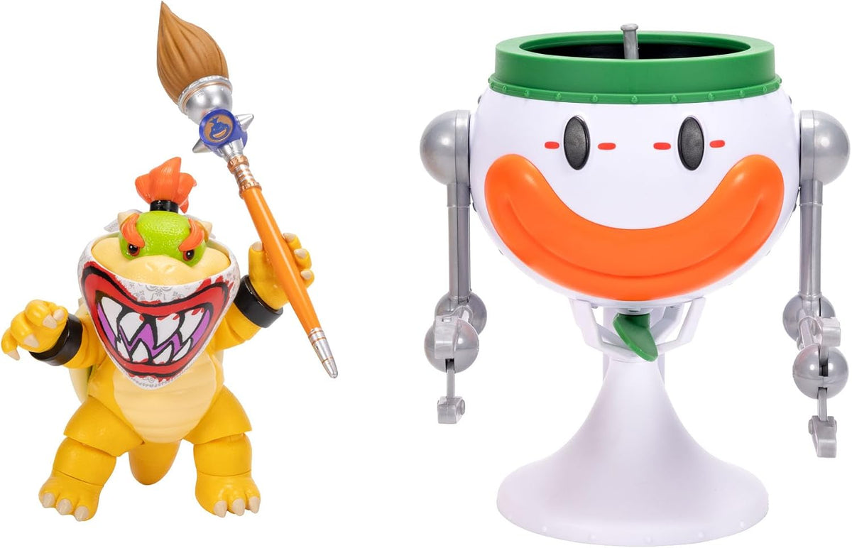 Sanei Boeki - Figura de acción de The Super Mario Galaxy Movie DX Bowser Jr Crown TSM2-15