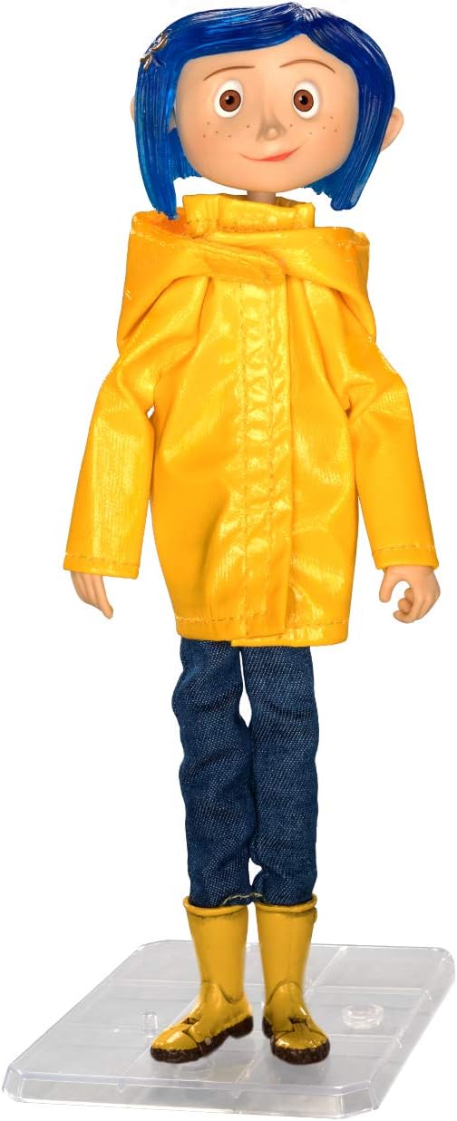 NECA - Coraline - Figura articulada - Coraline en Chamarra de Lluvia