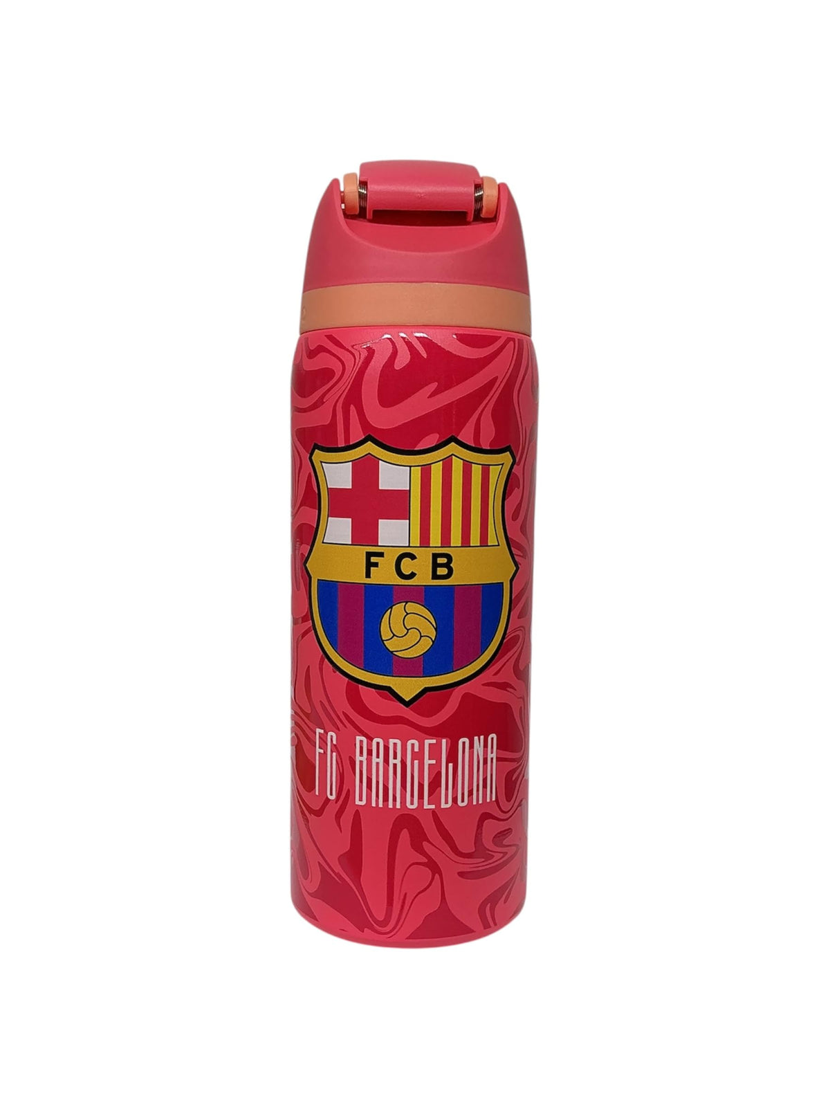 Generico Botella de Agua Deportiva TOP PREMIUM, Barcelona, LM10,Rojo y Azul, Blaugrana, Termo edicion limitada, coleccionable
