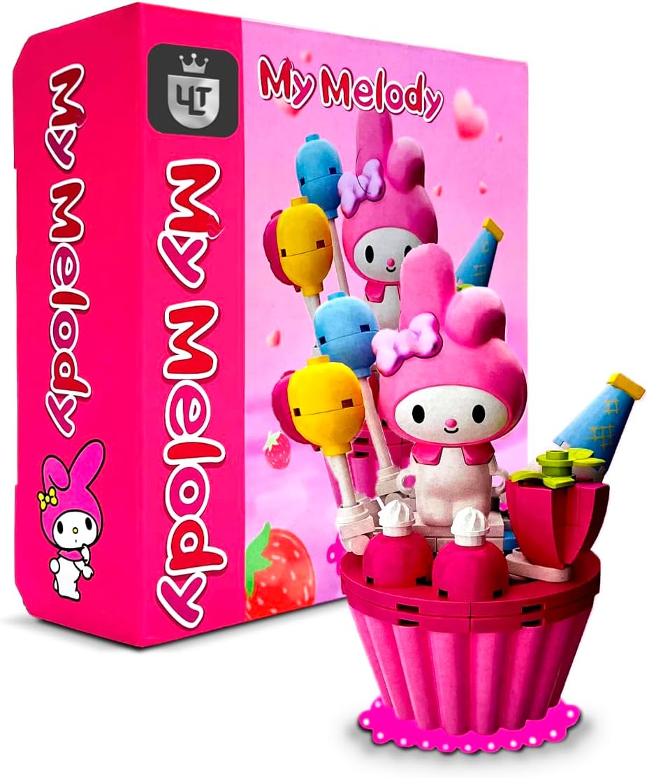 Ult Figura Armable My Melody Cupcake Bloques de Construccion Sanrio