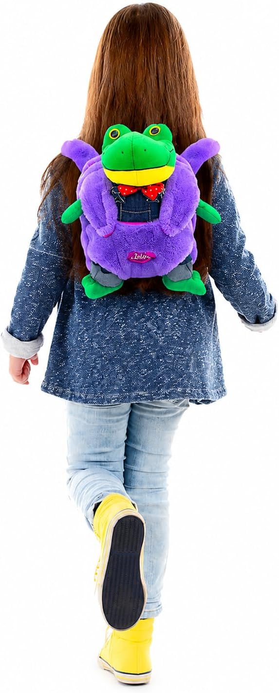 Ult Mochila porta rana de Peluche Transportadora del Peluche Rana Rhenne de Lara Mochila con Compartimiento Campos Pocket Buddy
