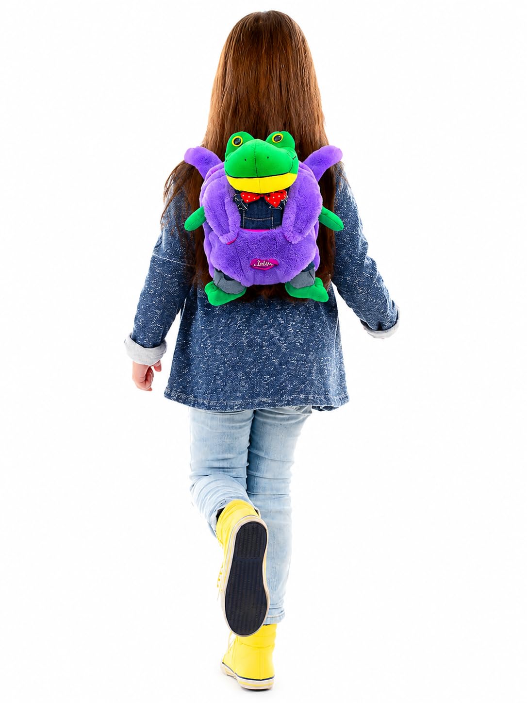 Ult Mochila porta rana de Peluche Transportadora del Peluche Rana Rhenne de Lara Mochila con Compartimiento Campos Pocket Bud