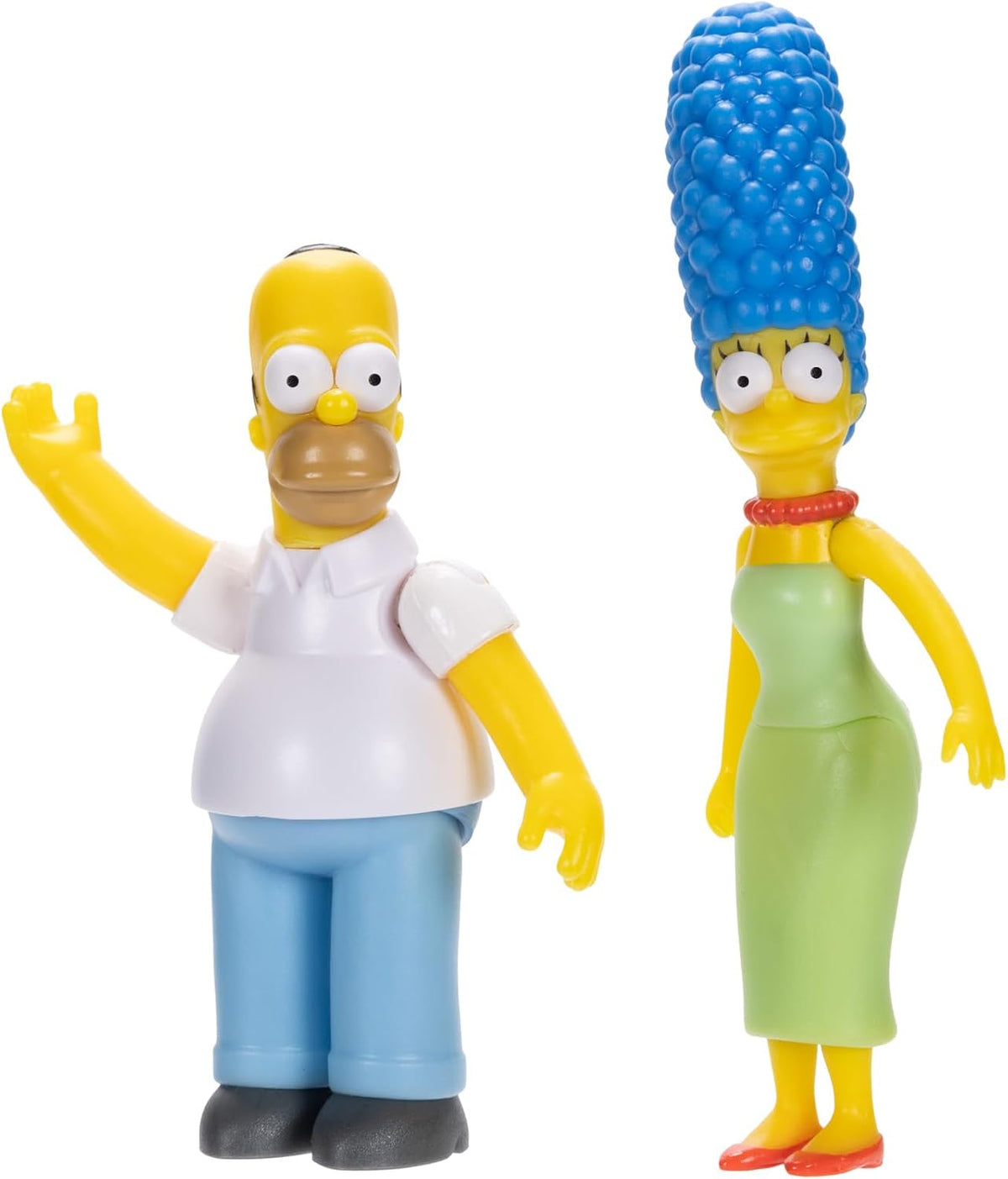 Jakks Pacific - The Simpsons Set de Figuras Familia Simpson Escala 2.5″ – Homer, Marge, Bart, Lisa y Maggie con Diseño Coleccionable para Fans y Niños 4+ Años