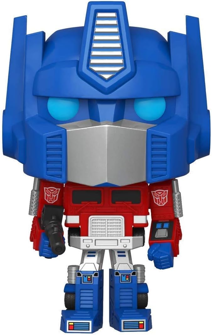 Optimus Prime Pop #22 Retro Toys Transformers Figura de vinilo (incluida con protector EcoTek para proteger la caja de exhibición)