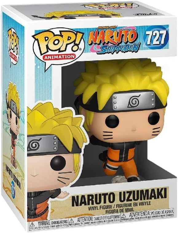 Naruto Shippuden - Naruto Uzumaki (Running) Funko Pop! Vinyl Figure (Bundled with Compatible Pop Box Protector Case)