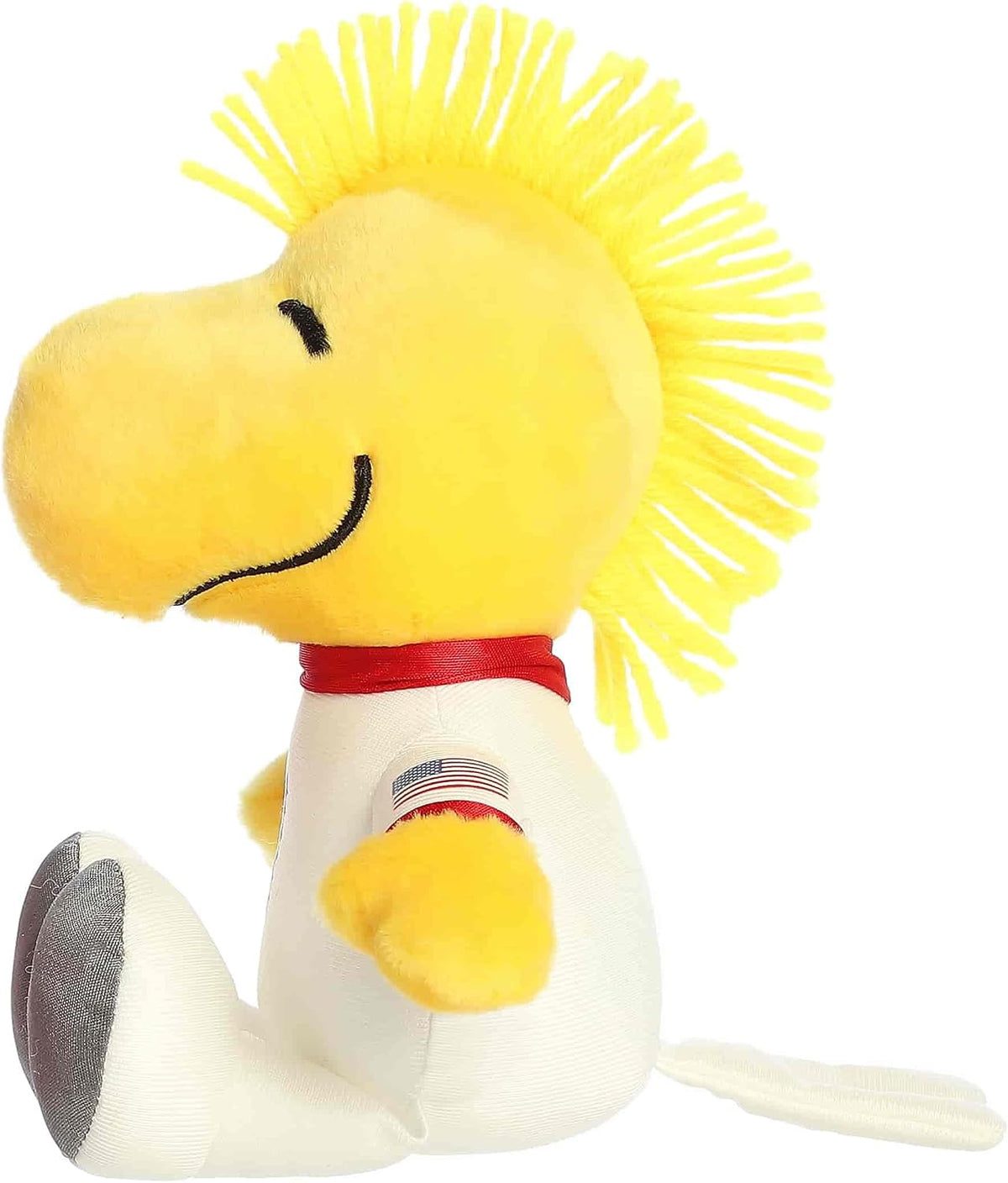 Aurora Peanuts - Peluche adorable de madera de 16,5 cm, color blanco