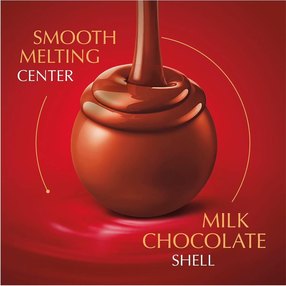 Lindt Lindor Truffles Chocolate con leche, cajas de 60 unidades