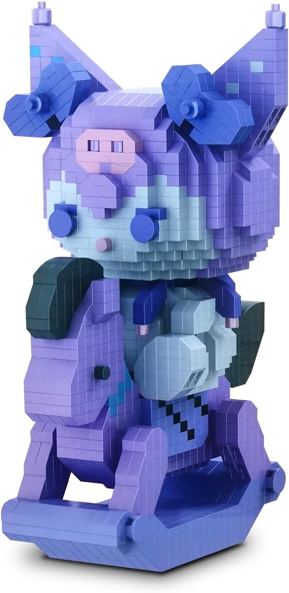 Ult Juguete de Construccion Alta Calidad Kuromi en Caballito HK Bloques de Construccion Armable de Coleccion 1406 Piezas