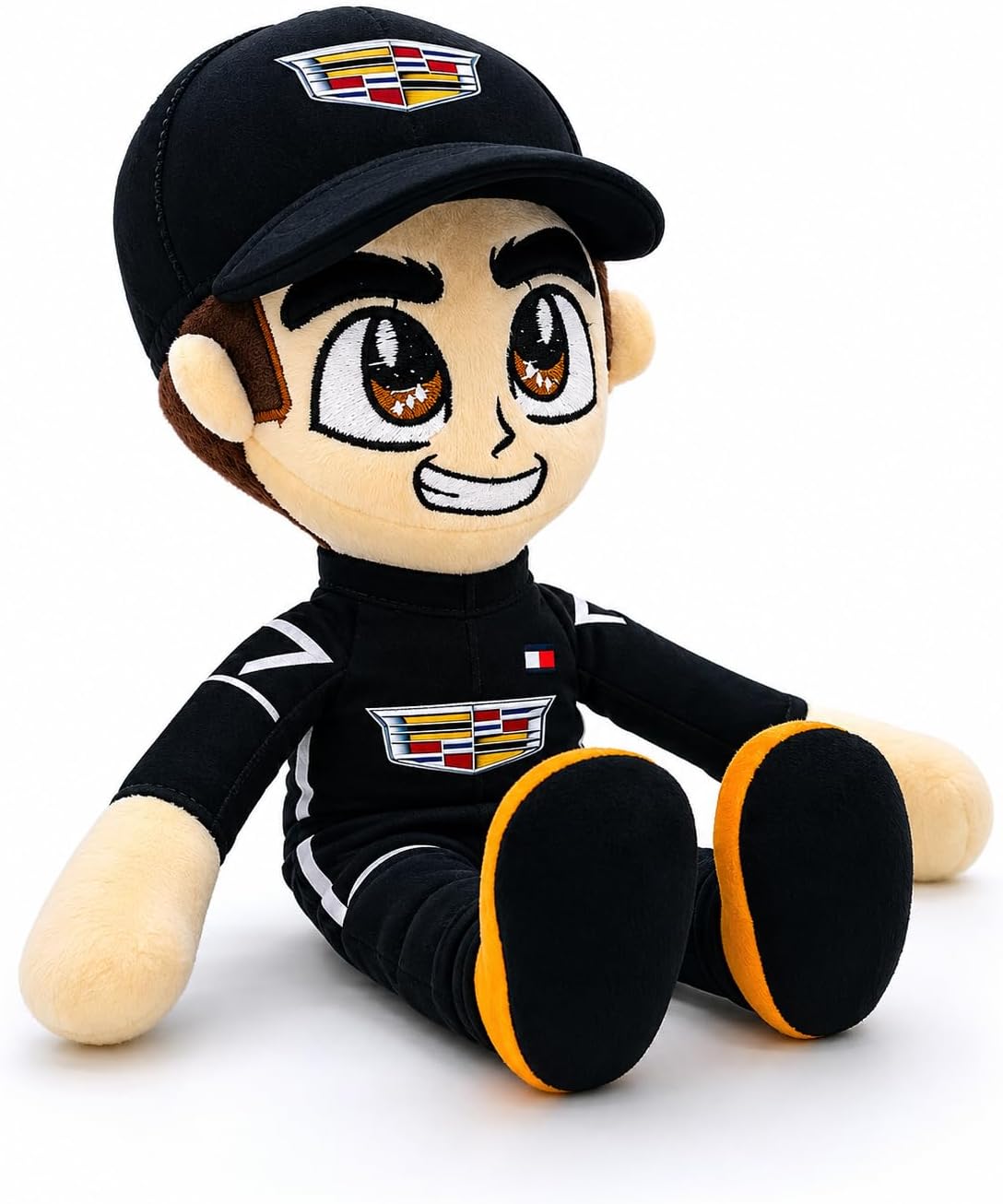 Genérico Peluche Piloto de Carreras checo Perez Estilo Anime Muñeco Suave Coleccionable Regalo para Fans