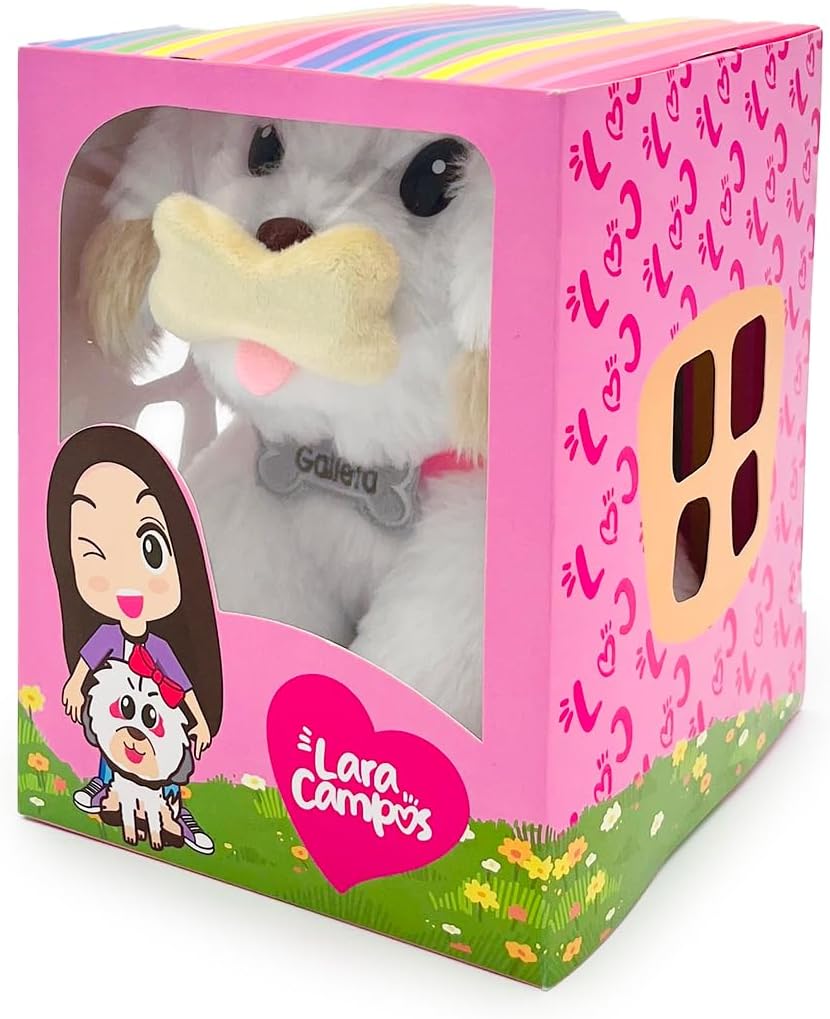 Ult Premium Peluche Galleta Perrita de Lara Compañera de Aventuras Lara Materiales Suaves Campos Verdes Lara