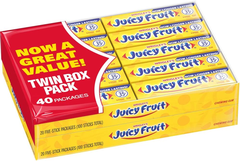 Wrigley's Goma de fruta jugosa