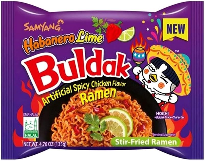 Ramen Coreano Sabor Habanero Y Limón 135 G, Samyang