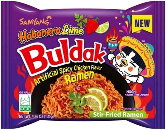 Ramen Coreano Sabor Habanero Y Limón 135 G, Samyang