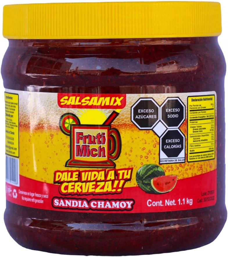 Frutimich pulpa para escarchar micheladas sabor Sandía Chamoy