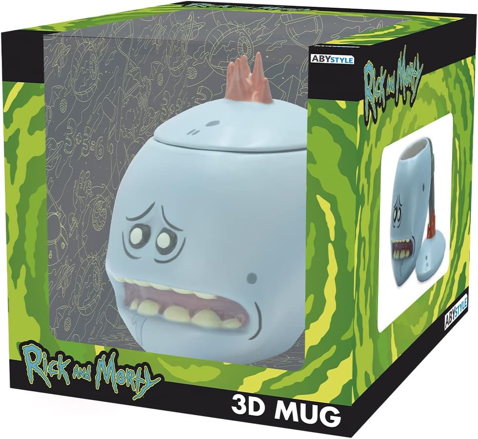 ABYstyle - Rick & Morty - Taza 3D - 450 ml - Mr Meeseeks