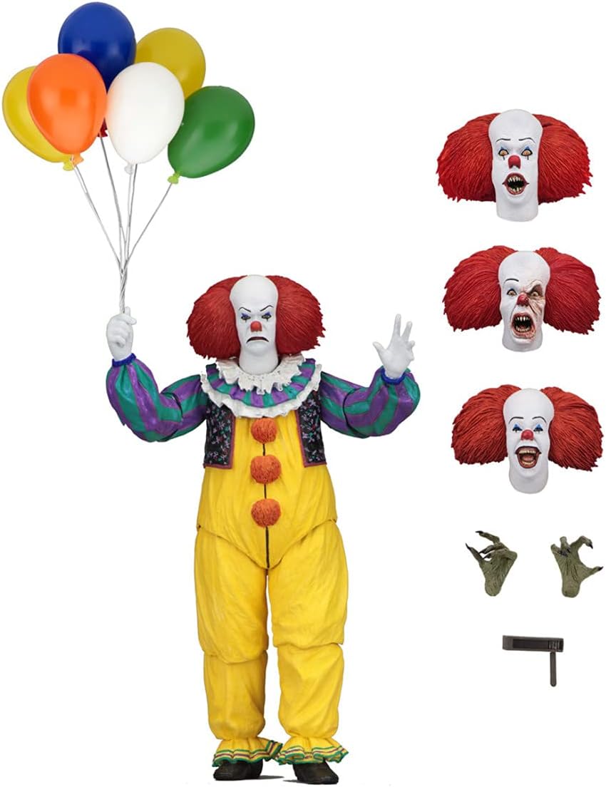 It - Figura de acción NECA a escala de 7 pulgadas, Ultimate Pennywise (1990)