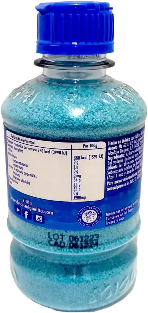 Miguelito en polvo, sabor Mora Azul, 250 grs