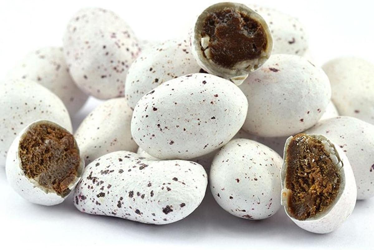 Ricolino - Huevitos, dulce confitado sabor a chocolate, bolsa 1 kg (1000 gramos)