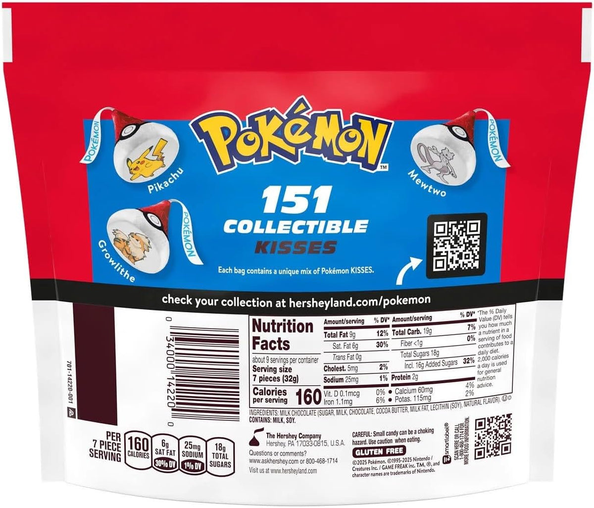 Hershey’s Kisses Pokémon Foils Share Pack 10.1 Oz Aceite Capilar