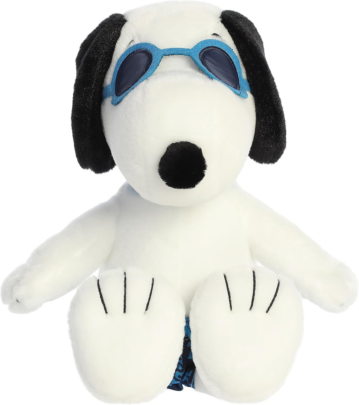 Aurora Adorable Peanuts Surfer Snoopy - Peluche con Licencia Oficial para Todos los fanáticos de Snoopy - Regalo nostálgico para Adultos y Celebraciones de cumpleaños, 13 Pulgadas