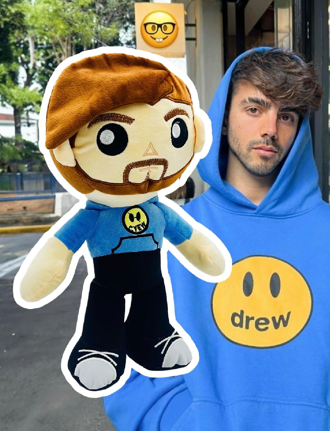 Genérico Peluche Premium Fede Vigevani Club Misterio Gris 40cm Programa yv Orfanato Misterio 404 Alfa Payasos Fantasma cazamisteri Soy fede arboledas vecibanda Cofre Secreto