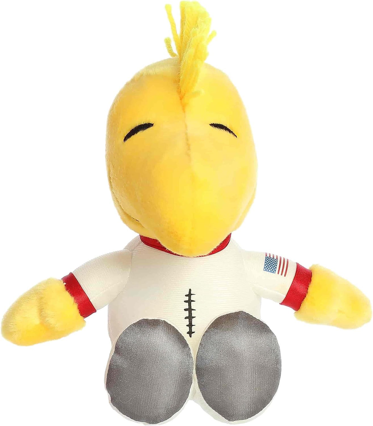 Aurora Peanuts - Peluche adorable de madera de 16,5 cm, color blanco